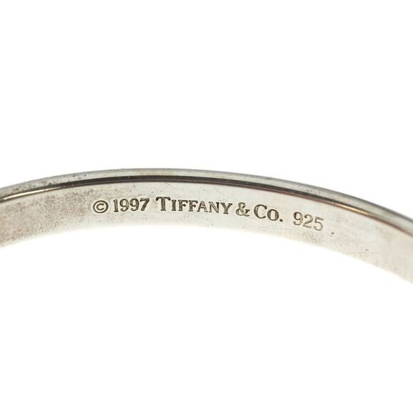 Tiffany & Co (tiffany & Co) 1837 Narrow Cuff Bangle Bracelet Silver Sv925 - Picture 5 of 6